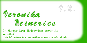 veronika meinerics business card